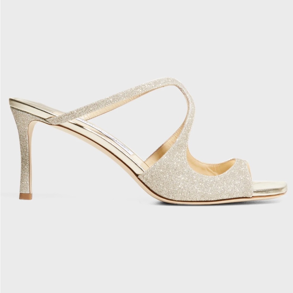 Jimmy Choo glitter sandals NIB